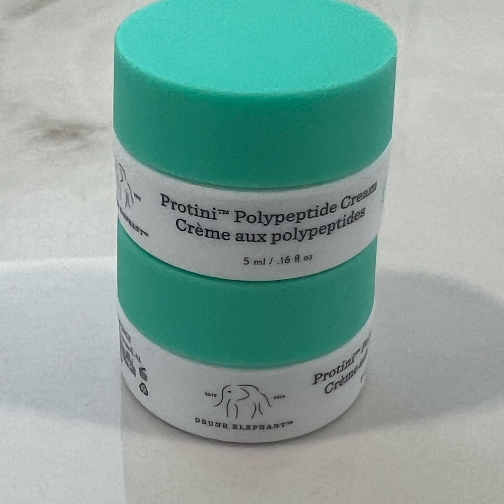 NEW Drunk Elephant Protini Polypeptide Cream 15ml / 0.5 fl oz travel size 2x